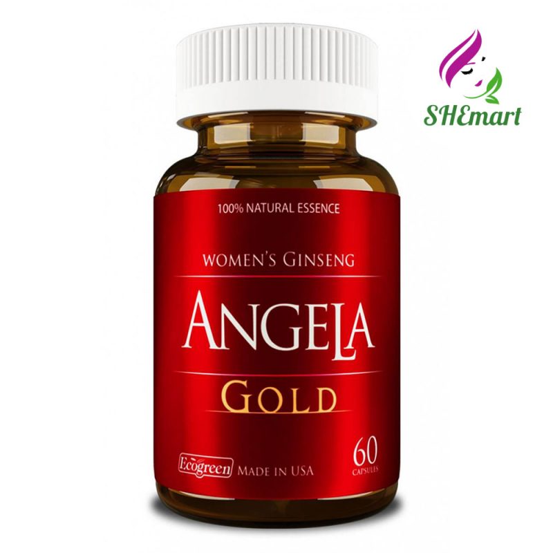 ANGELA GOLD Ginseng - Sexual Health, Women Estrogen, Progesterone, Made in USA
