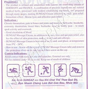 30G Sungaz Balm Cream Back Shoulder Pain Relief