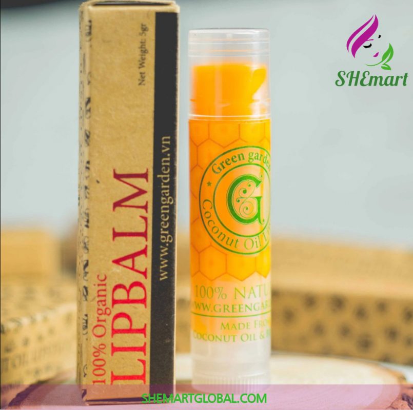 Green Garden Coconut Lip Balm Orange