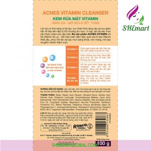 Mentholatum Acnes Vitamin Cleanser