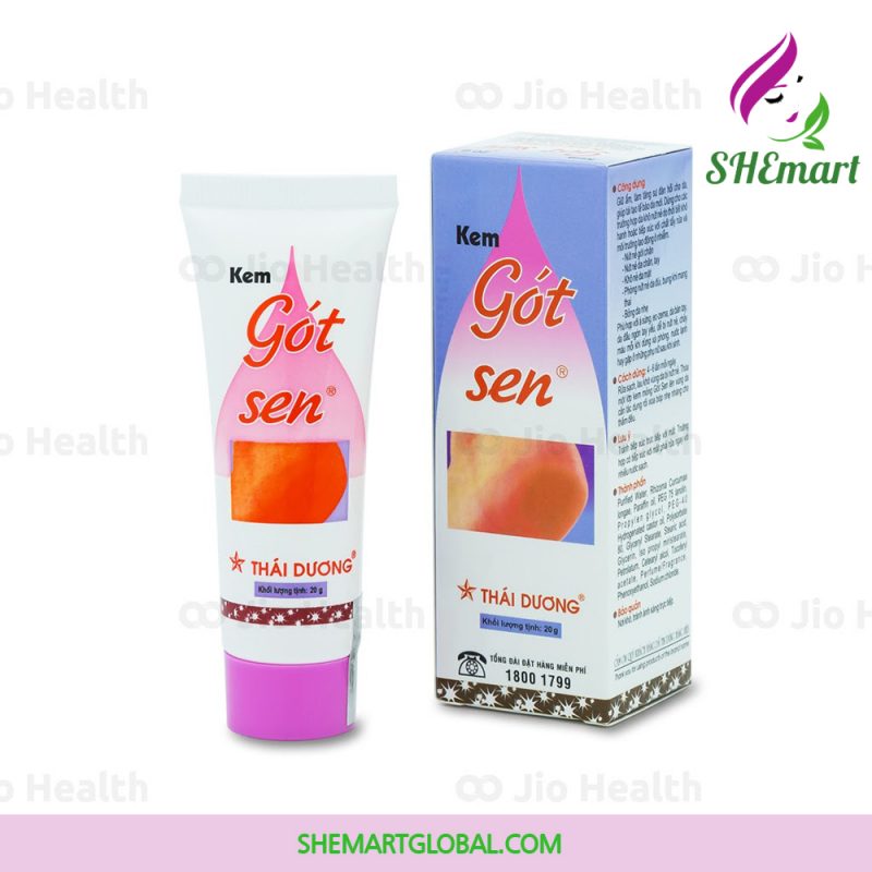 Thai Duong Got Sen Cream for cracked heels 20g