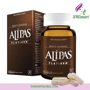 ALIPAS Ginseng Platinum Men Testosterone - Eurycoma Longifolia - Sexual Health - Made St. Paul Brands - USA