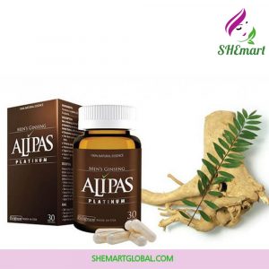 ALIPAS Ginseng Platinum Men Testosterone - Eurycoma Longifolia - Sexual Health - Made St. Paul Brands - USA
