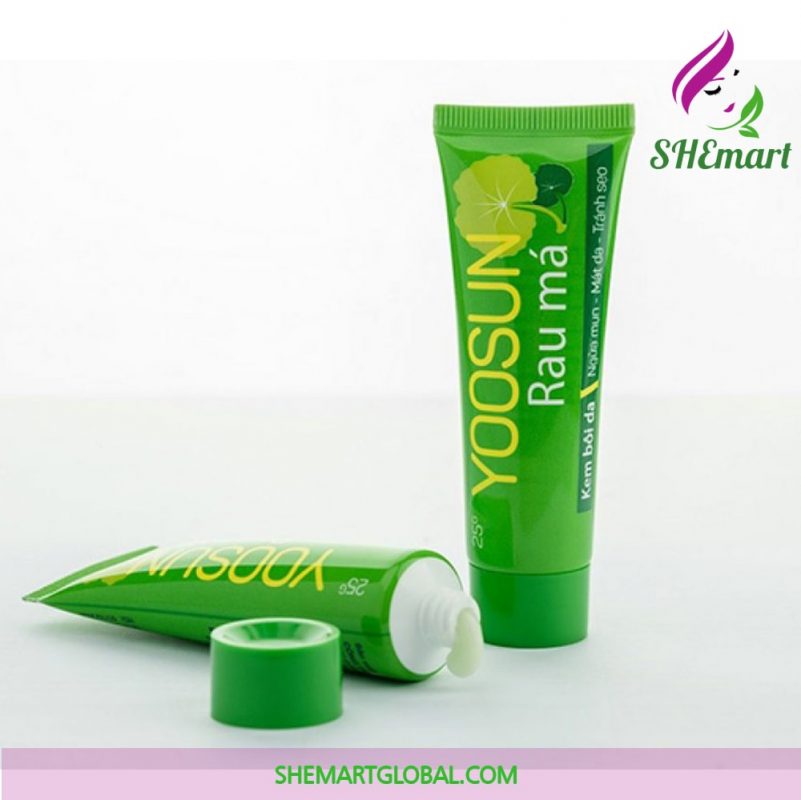 Yoosun Rau Ma skin cream, pennywort cream at Shemartglobal