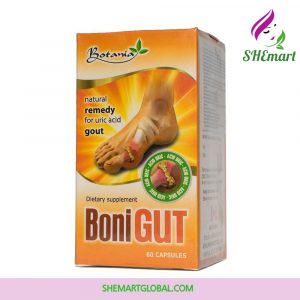 BoniGut Botania Uric Acid Gout Relief Natural Remedy 60 capsules - VAT and shipping fee included