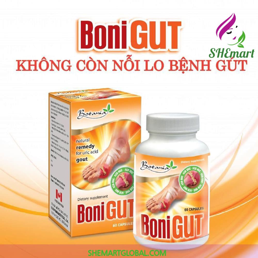 BoniGut Botania Uric Acid Gout Relief Natural Remedy 60 capsules - VAT and shipping fee included (3) BoniGut Botania Uric Acid Gout Relief Natural Remedy 60 capsules - VAT and shipping fee included