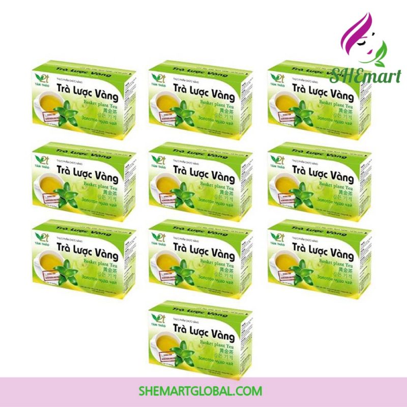 Combo 10 boxes Vietnamese Basket Plant Tea Bags – Tra Luoc Vang – Free ...