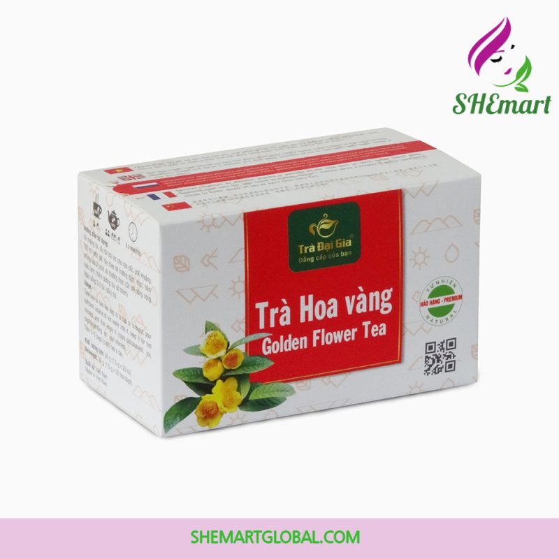Golden flower Tea Dai Gia 30g [20 sachets x 1.5g]