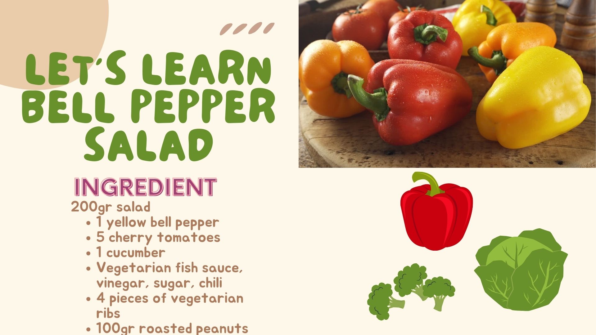 Bell pepper salad