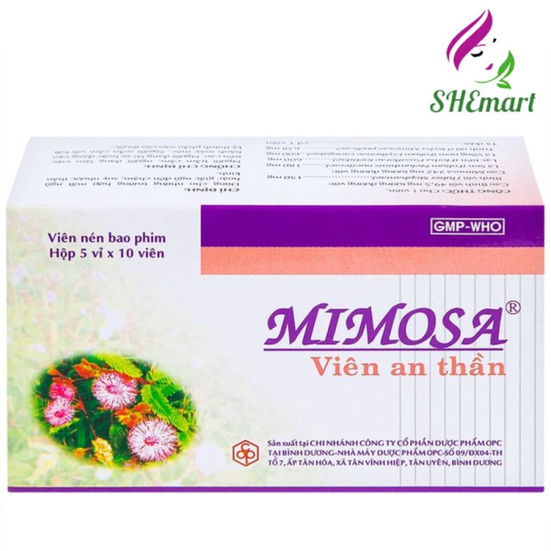 Mimosa OPC sedative tablets to treat insomnia and neurasthenia (5 blister packs x 10 tablets) - Free shipping