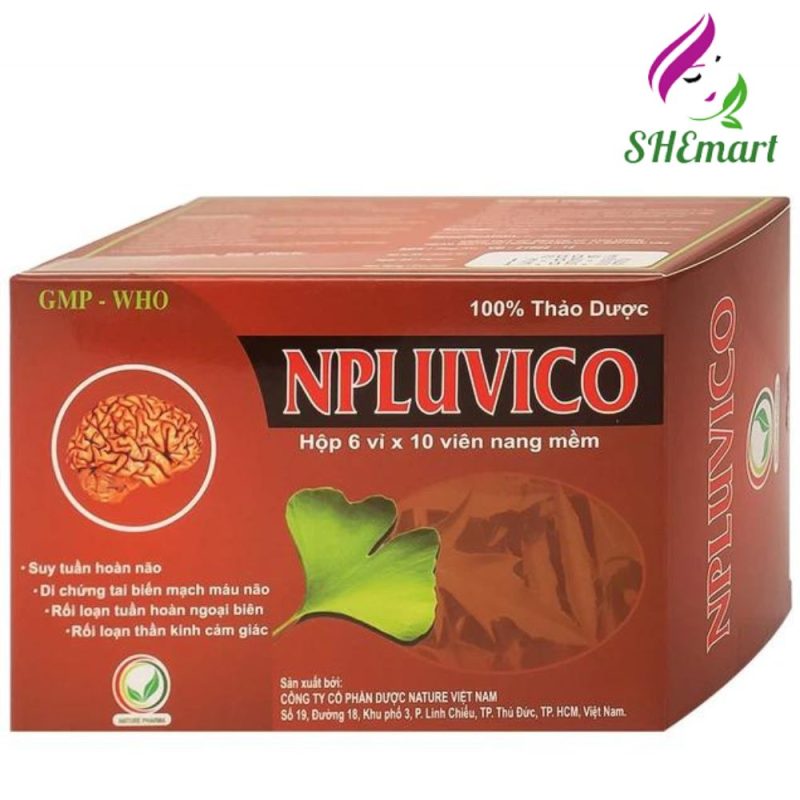 Combo 02 boxes Nplvico Nature – Health Protection Supplement for Circulation Support (Free shipping) (6 blister packs x 10 tablets/box)