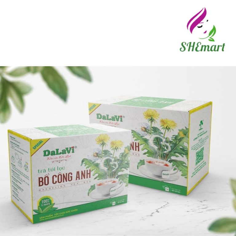 Combo 04 boxes Dandelion tea bags Clean medicinal herb 40 filter bags ...