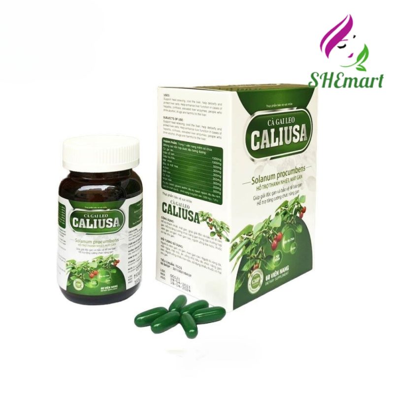 CaliUSA - Solanum procumbens Liver detoxification 60 capsules - Free shipping