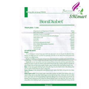 BoniDiabet Supports treatment, alleviates diabetes and reduces blood fat.