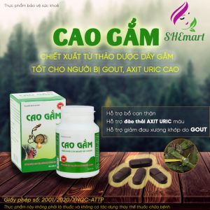 Cao Gam – Herbal pills are good for people with gout and high uric acid