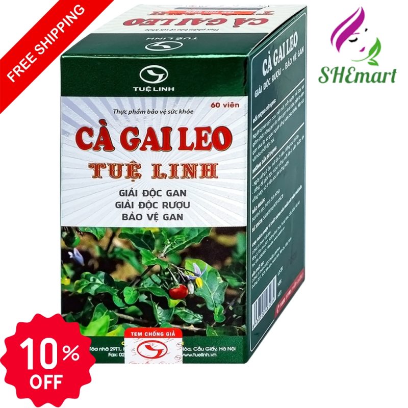 Combo 03 boxes Ca Gai Leo Tue Linh pills protect and restore liver cells, detoxify the liver (180 pills)
