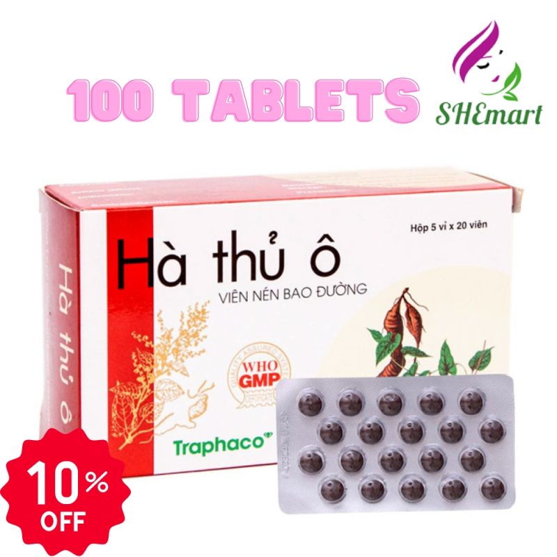 Fallopia multiflora Traphaco pills treat back pain, knee fatigue, and wet dreams