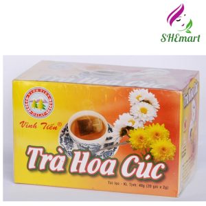 Vinh Tien Chrysanthemum Tea - For Detoxification and Vision Improvement (Box of 20 Filter Bags x 2g)