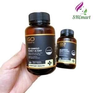Ginkgo brain supplement go healthy 9000 Australia 60 tablets, stimulates blood flow, nourishes the brain, improves memory, increases concentration