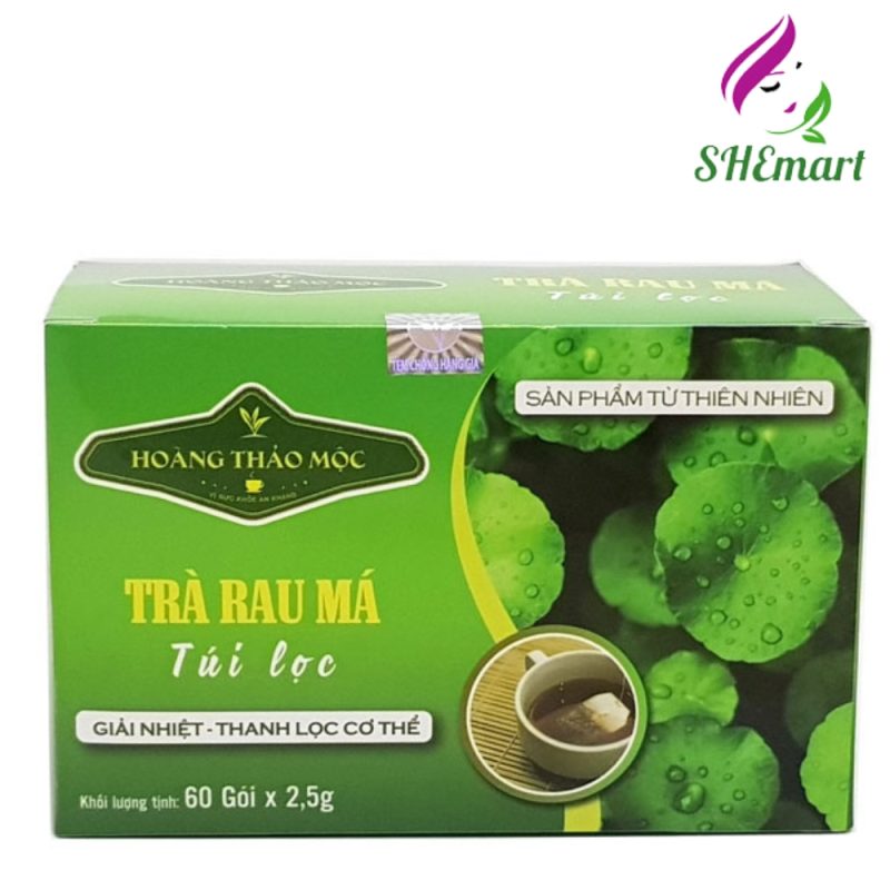Hoang Thao Moc Gotu kola tea bags help clear heat and detoxify