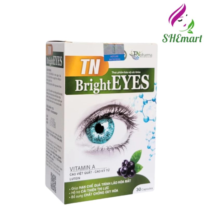TN Bright EYES Eye Care Capsules: Promotes Healthy Vision and Comfort for the Eyes (30 Capsules)