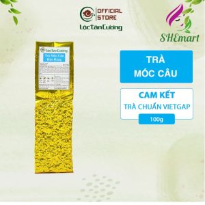 Brand Loc Tan Cuong, Premium First Grade Fish Hook Tea, Thai Nguyen Specialties, Vietnamese Tea, Young Leaves 100gr