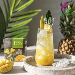 Tess Pina Colada Green Tea Composition Mango and Pineapple Leaf Tea