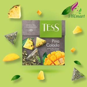 Tess Pina Colada Green Tea Composition Mango and Pineapple Leaf Tea