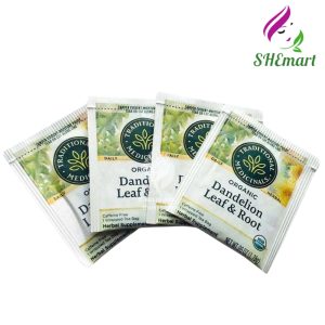 Traditional medicinal tea Organic dandelion leaves and roots