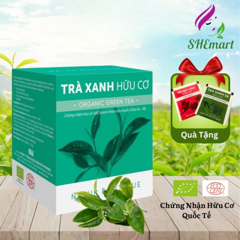 FITO Organic Green Tea – Cancer Prevention, Anti-Aging, Heart Health, and Cholesterol Reduction (20 Tea Bags)