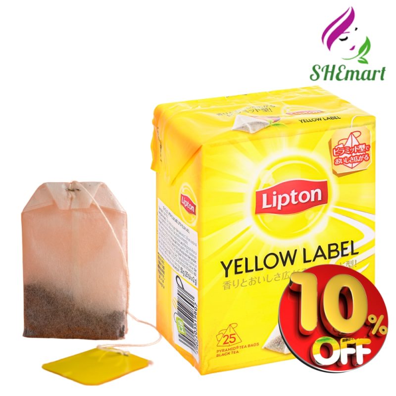 Lipton Yellow Label Black Tea Bags Box 50g (2g x 25 bags)
