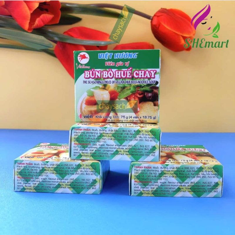 Set 12 of Concentrated Vegan Seasoning for Hue-style Noodle Soup – 74g