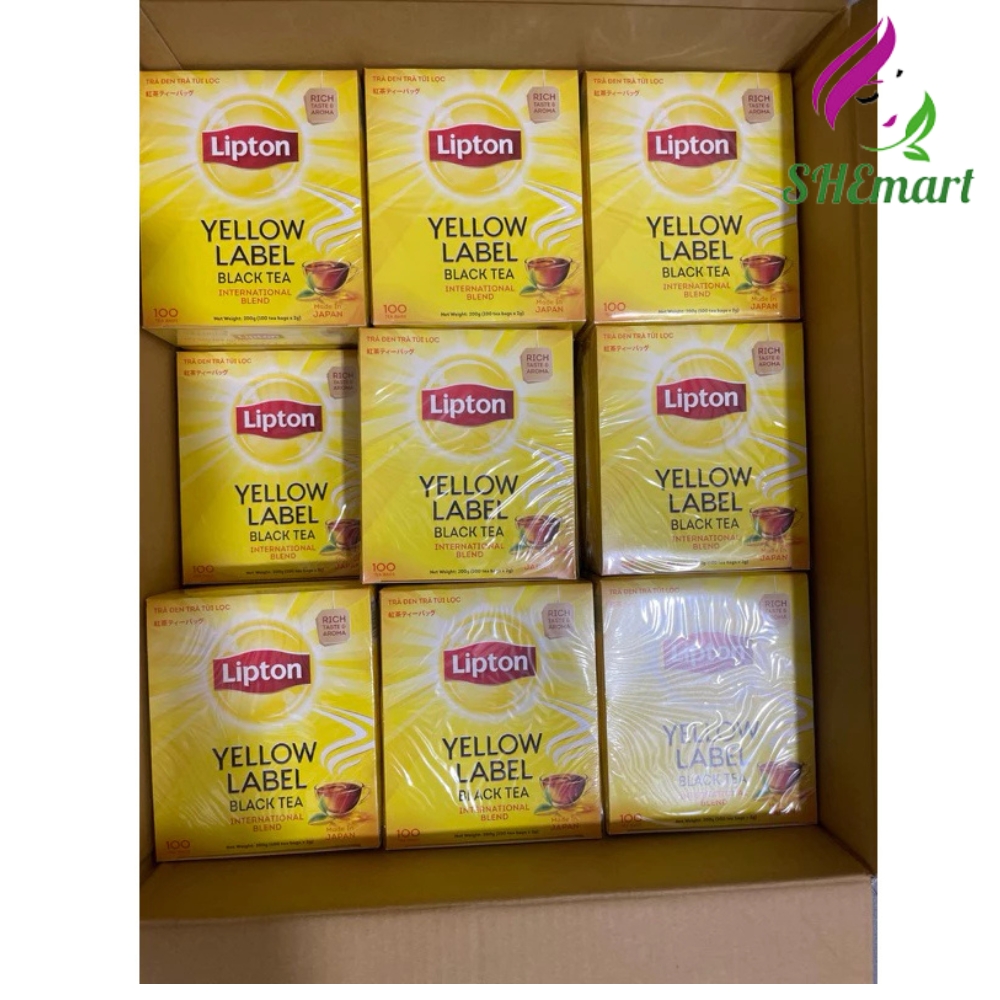 Lipton Yellow Label Tea International Blend – 100 Tea Bags (Halal)