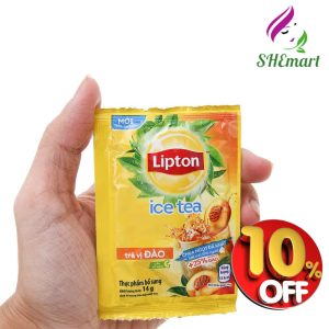 Combo 4 Boxes of Lipton Peach Ice Tea (192g each)