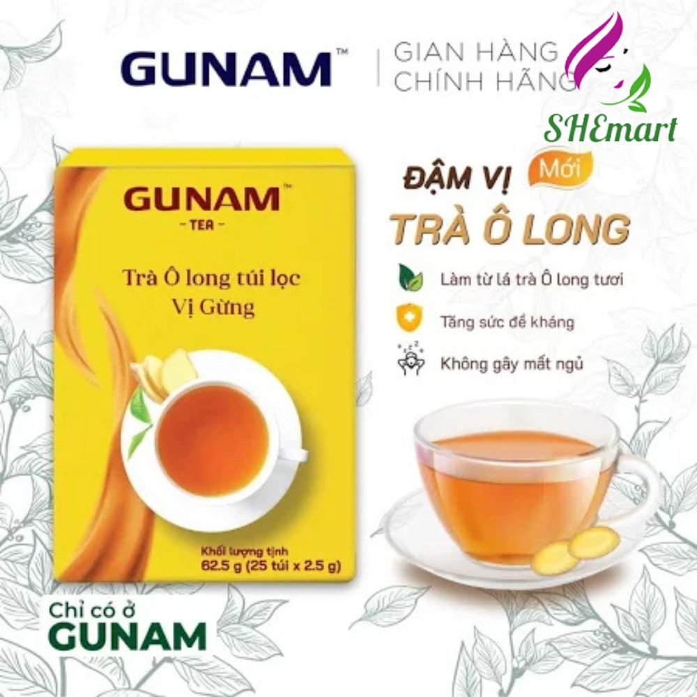 Ginger Flavored Oolong Tea Bags (GUNAM) Shemartglobal Ginger Flavored Oolong Tea Bags (GUNAM) - Free shipping