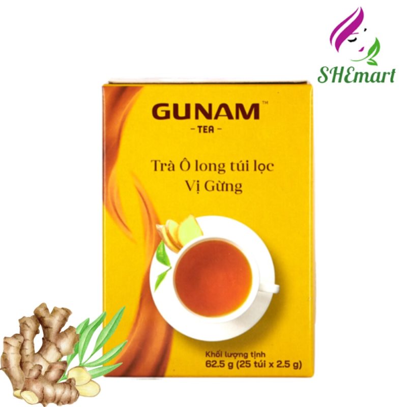 Ginger Flavored Oolong Tea Bags (GUNAM) - Free shipping