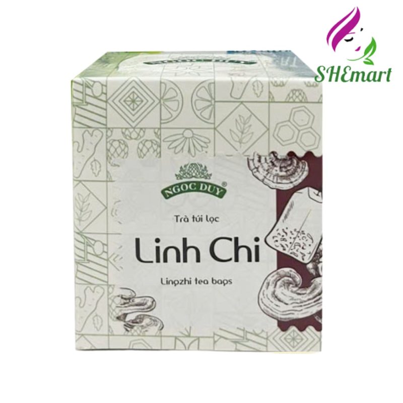 Ngoc Duy Lingshi Mushroom Tea helps purify the body 20 tea packs Shemartglobal