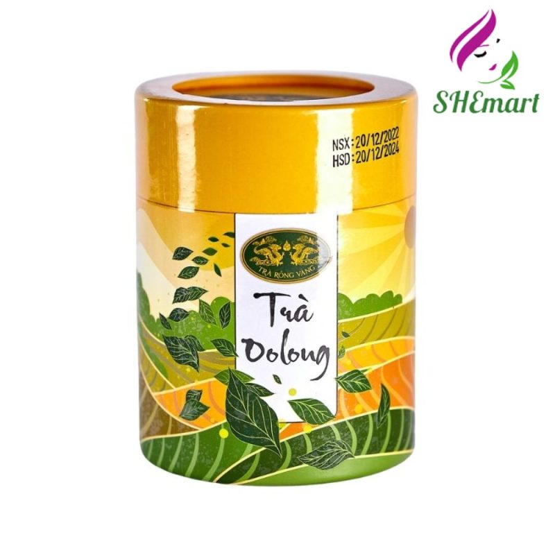 Golden Dragon Oolong Tea – 100g Box (Gunam – Đôi Dép Brand)