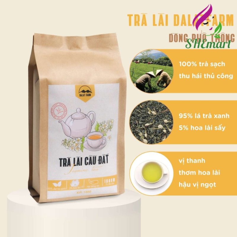 Cau Dat Jasmine Tea – DalatFarm 150g helps cool the body