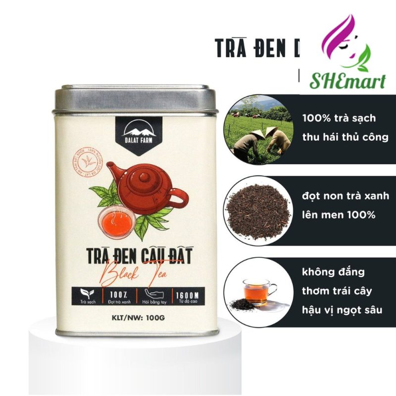 Cầu Đất Black Tea (Special Edition) – 100 g Tin - Free shipping (7)