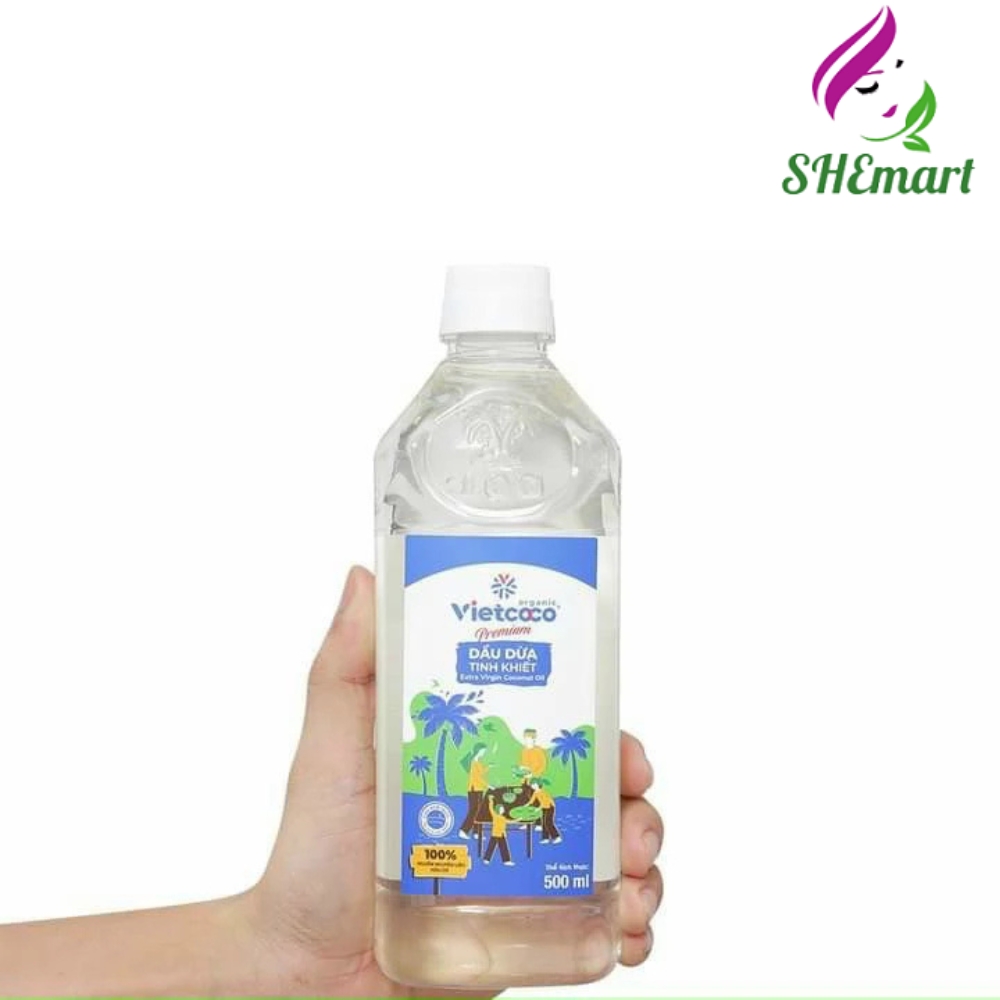 Premium Organic VIETCOCO Pure Coconut Oil – 500ml
