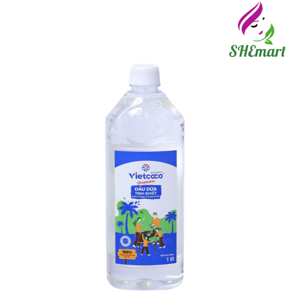 Premium Organic VIETCOCO Pure Coconut Oil – 500ml Shemartglobal Premium Organic VIETCOCO Pure Coconut Oil – 500ml
